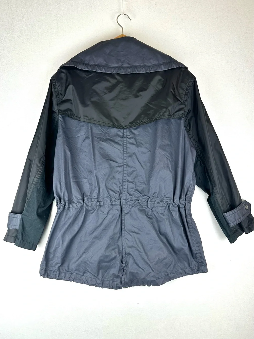 Coach  Hadley Anorak Jacket Navy Black Quiet Luxury Minimalist